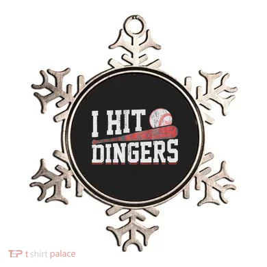 I Hit Dingers Ornament