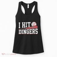 I Hit Dingers Women's Tank Top thumb 0