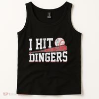 I Hit Dingers Tank Top thumb 2