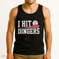 I Hit Dingers Tank Top thumb 3