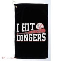 I Hit Dingers Golf Towel thumb 0