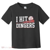 I Hit Dingers Toddler T-Shirt thumb 0