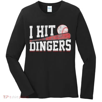 I Hit Dingers Women's Long Sleeve Shirt