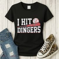 I Hit Dingers Women's T-Shirt thumb 3