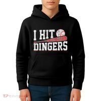I Hit Dingers Kids Hoodie thumb 4