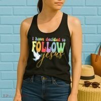 I Have Decided To Follow Jesus No Turning Back Women's Tank Top thumb 2