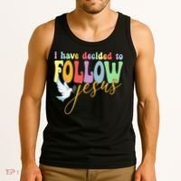 I Have Decided To Follow Jesus No Turning Back Tank Top thumb 3