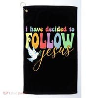 I Have Decided To Follow Jesus No Turning Back Golf Towel thumb 0