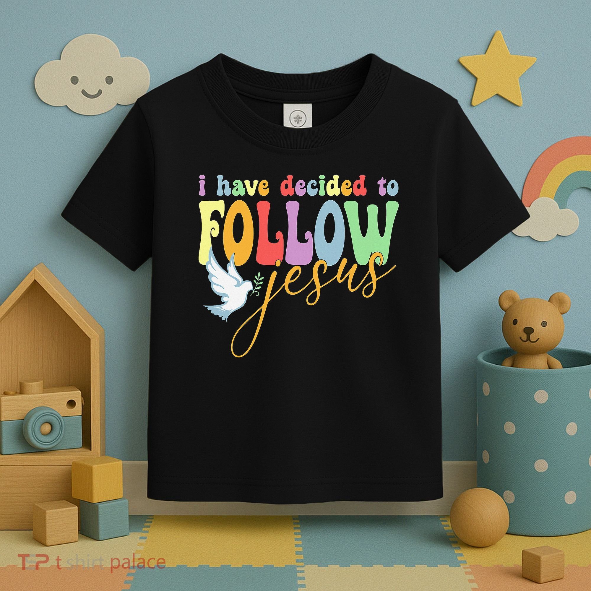 I Have Decided To Follow Jesus No Turning Back Toddler T-Shirt