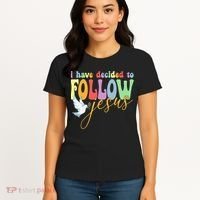 I Have Decided To Follow Jesus No Turning Back Women's T-Shirt thumb 4