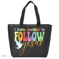 I Have Decided To Follow Jesus No Turning Back Tote Bag thumb 0