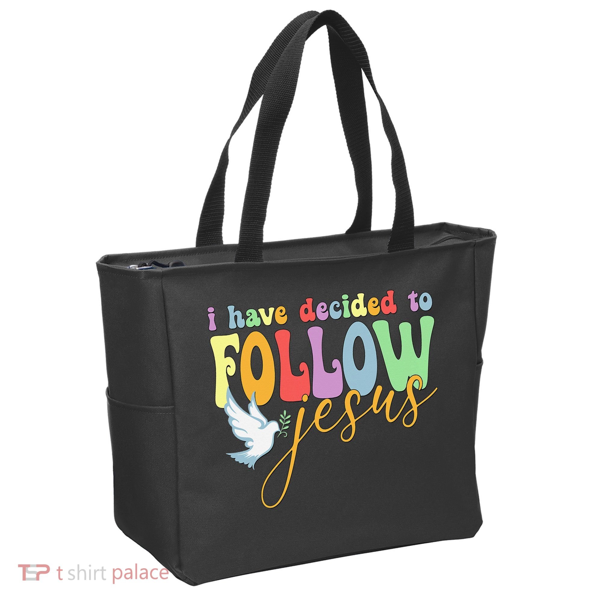 I Have Decided To Follow Jesus No Turning Back Tote Bag