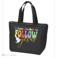 I Have Decided To Follow Jesus No Turning Back Tote Bag thumb 3