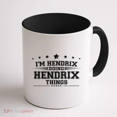 Im Hendrix Doing Hendrix Things Coffee Mug back