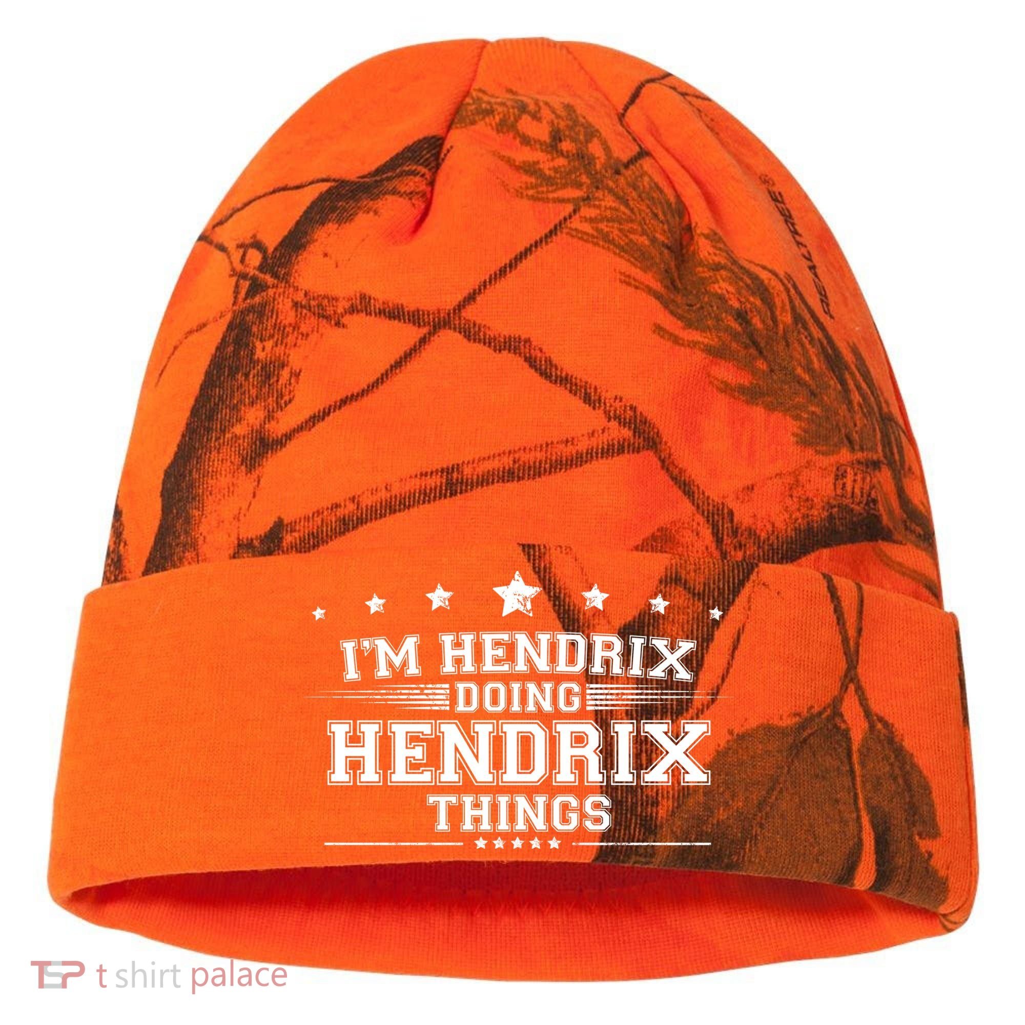 Im Hendrix Doing Hendrix Things Kati Licensed 12" Camo Cuffed Beanie