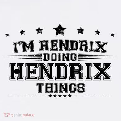 Im Hendrix Doing Hendrix Things Comfort Colors Garment-Dyed Hooded Sweatshirt