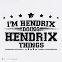 Im Hendrix Doing Hendrix Things Comfort Colors Garment-Dyed Hooded Sweatshirt thumb 2