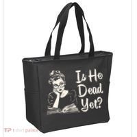 Is He Dead Yet Is He Dead Yet Tote Bag thumb 2