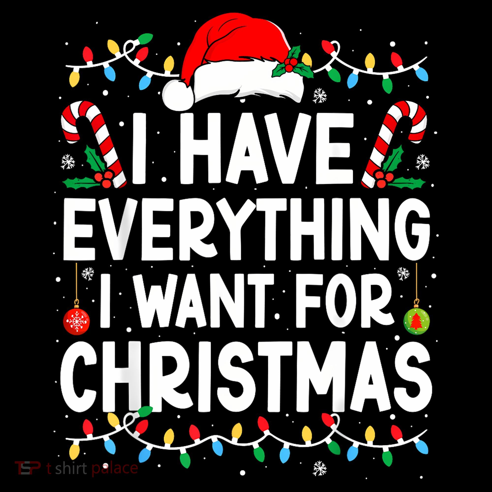 I Have Everything I Want For Christmas Ornament