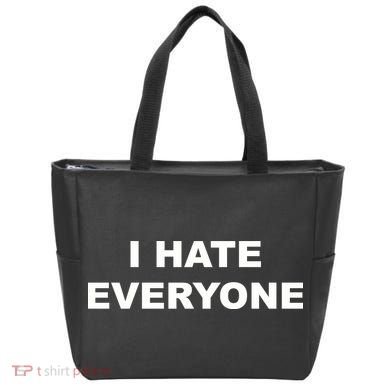 I Hate Everyone Tote Bag