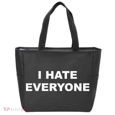 I Hate Everyone Tote Bag