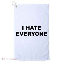 I Hate Everyone Golf Towel thumb 0
