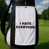 I Hate Everyone Golf Towel thumb 2