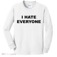 I Hate Everyone Kids Long Sleeve Shirt thumb 0