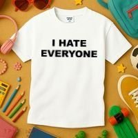 I Hate Everyone Kids T-Shirt thumb 3