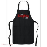 I Have Everything I Need I Am Everything Matching Couple Apron thumb 0