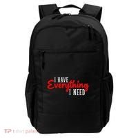 I Have Everything I Need I Am Everything Matching Couple Backpack thumb 0