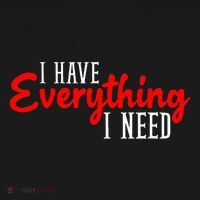 I Have Everything I Need I Am Everything Matching Couple Button thumb 1