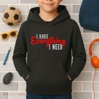 I Have Everything I Need I Am Everything Matching Couple Kids Hoodie thumb 2