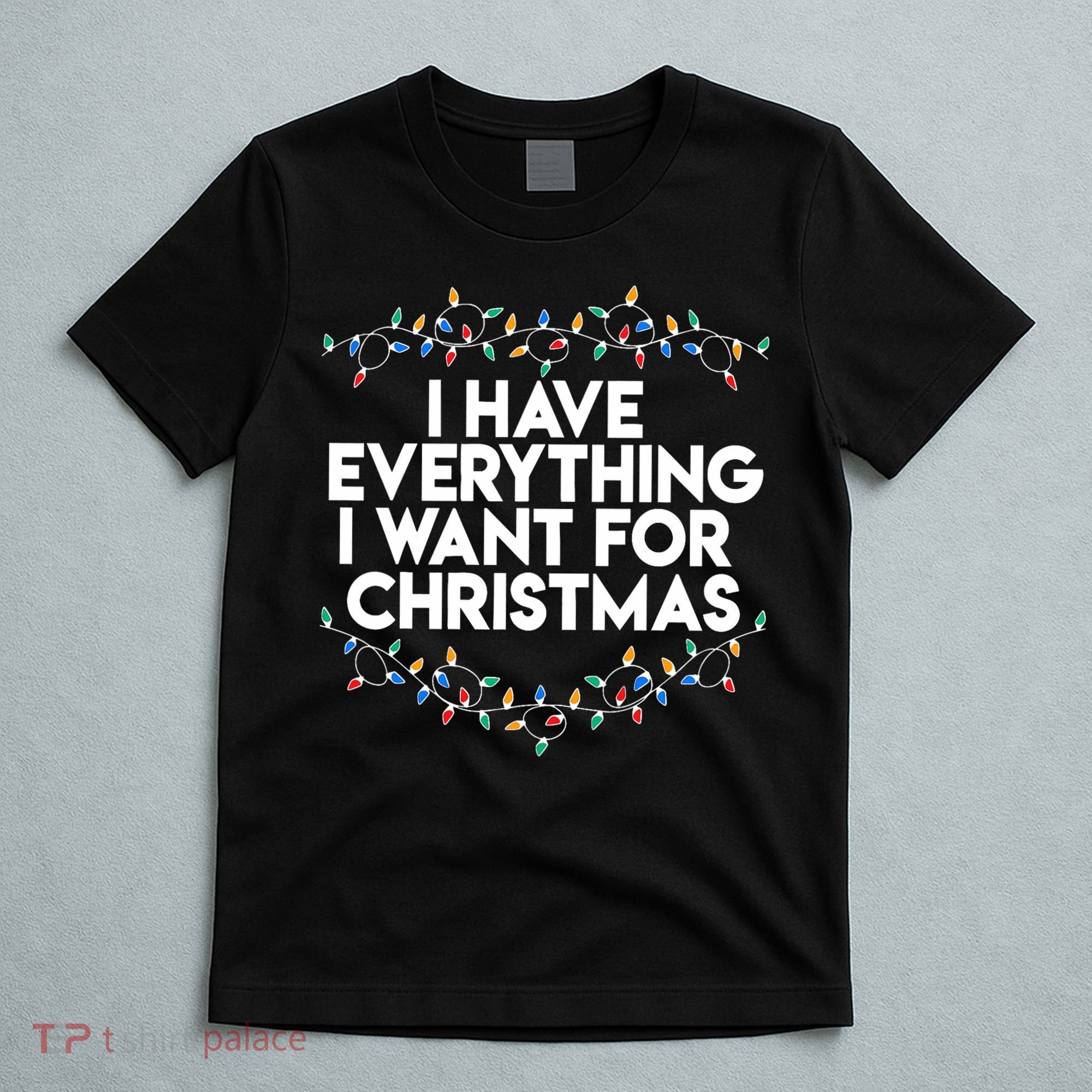 I Have Everything I Want For Christmas Funny Xmas Couples T-Shirt