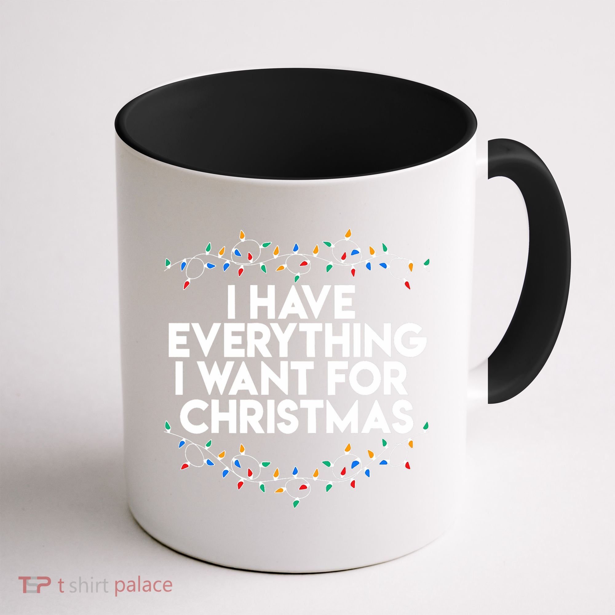 I Have Everything I Want For Christmas Funny Xmas Couples Coffee Mug