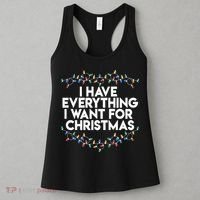 I Have Everything I Want For Christmas Funny Xmas Couples Women's Tank Top thumb 3