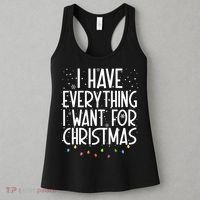 I Have Everything I Want For Christmas Festive Women's Tank Top thumb 3