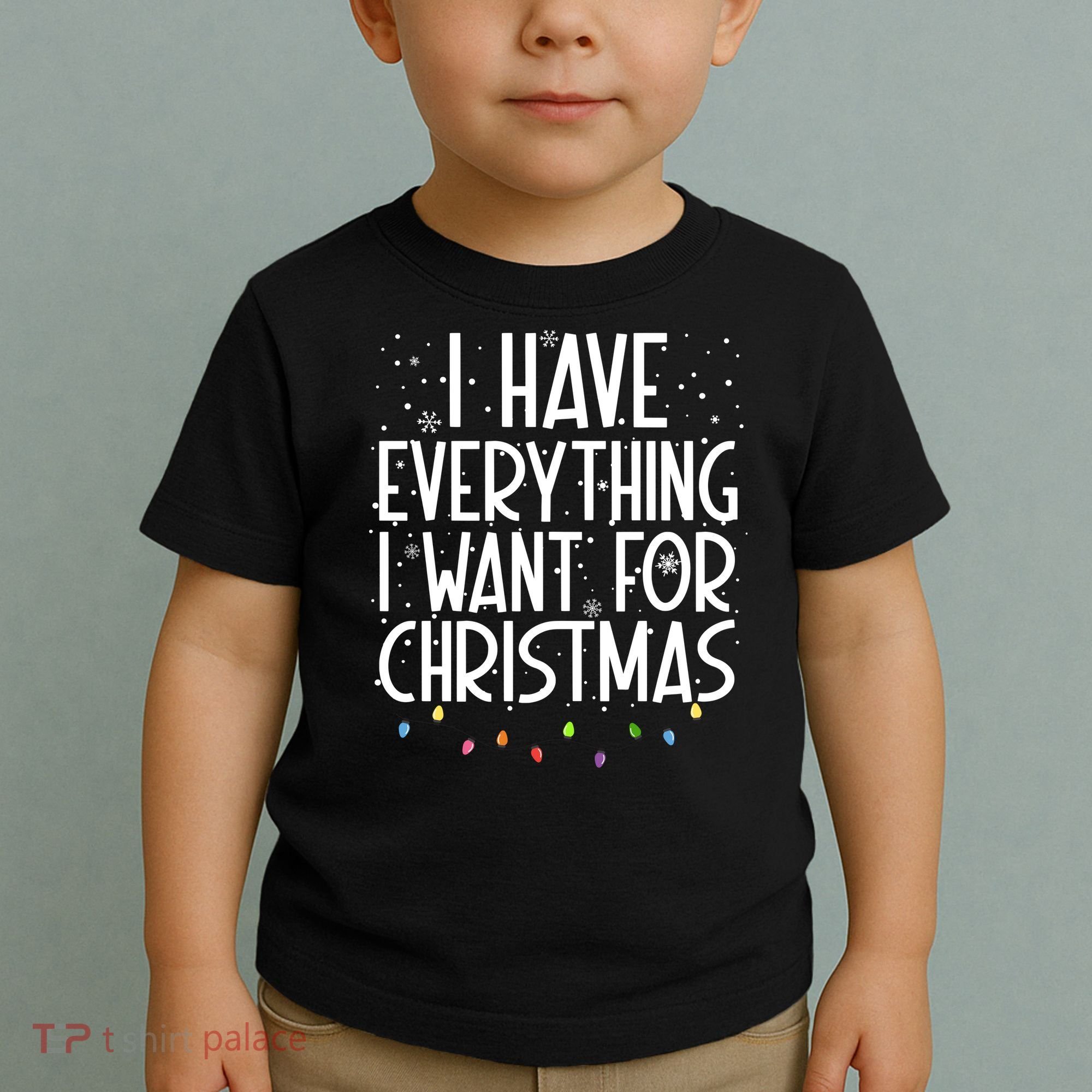 I Have Everything I Want For Christmas Festive Toddler T-Shirt