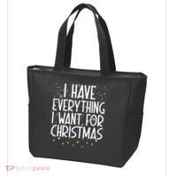 I Have Everything I Want For Christmas Festive Tote Bag thumb 3