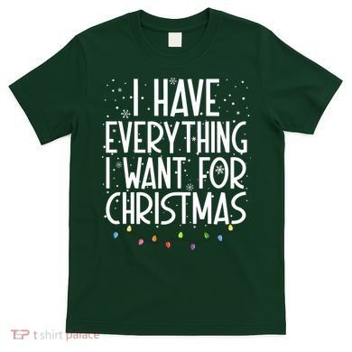 I Have Everything I Want For Christmas Festive T-Shirt