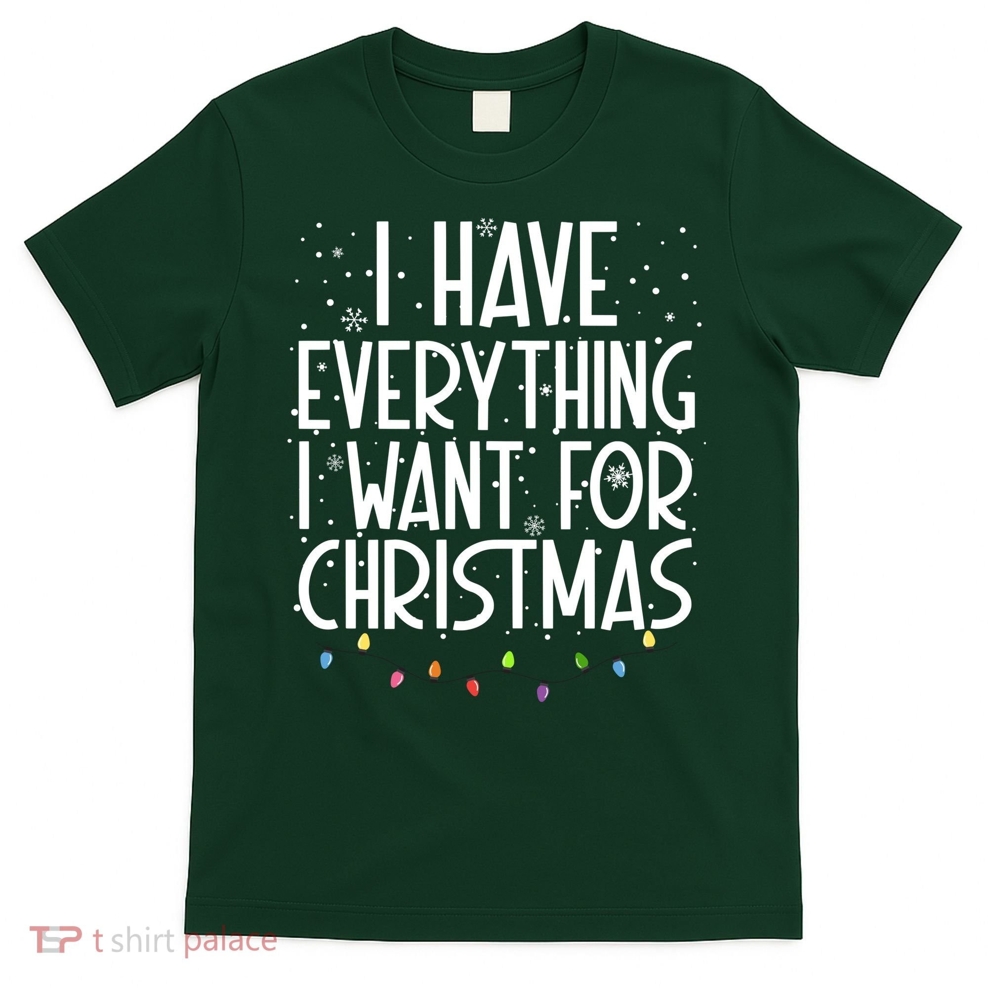 I Have Everything I Want For Christmas Festive T-Shirt