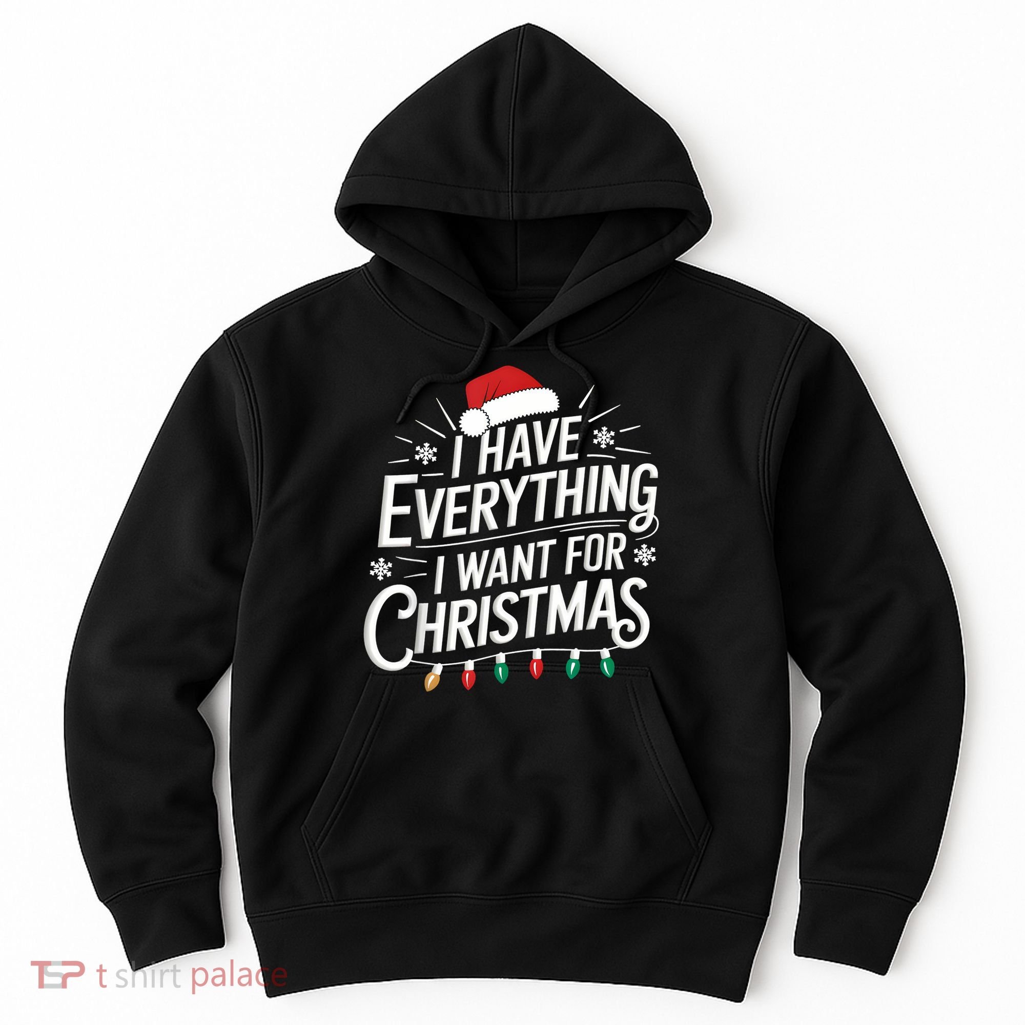 I Have Everything I Want For Christmas Couples Matching Hoodie