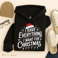 I Have Everything I Want For Christmas Couples Matching Hoodie thumb 4
