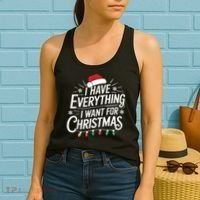 I Have Everything I Want For Christmas Couples Matching Women's Tank Top thumb 2