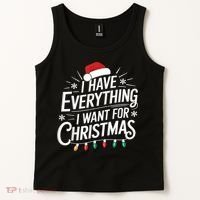 I Have Everything I Want For Christmas Couples Matching Tank Top thumb 2