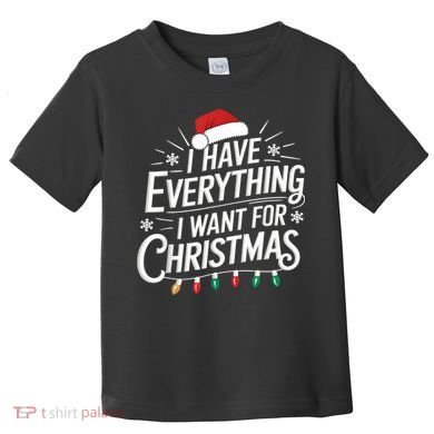 I Have Everything I Want For Christmas Couples Matching Toddler T-Shirt