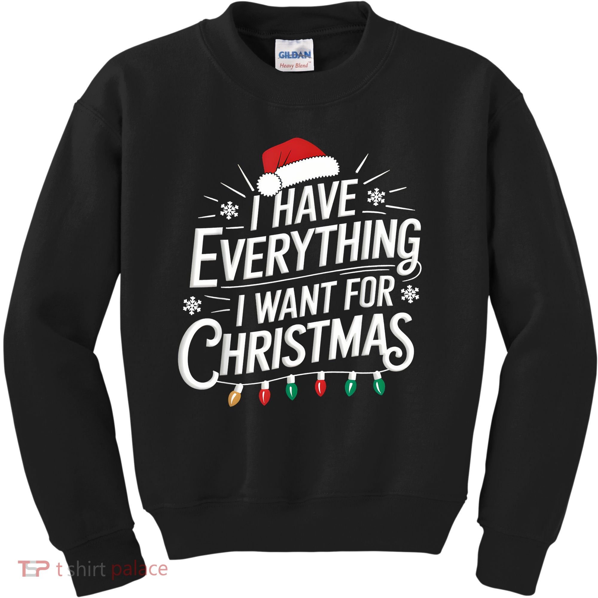 I Have Everything I Want For Christmas Couples Matching Kids Sweatshirt
