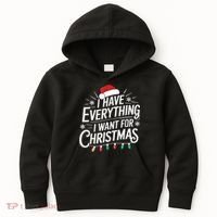 I Have Everything I Want For Christmas Couples Matching Kids Hoodie thumb 0