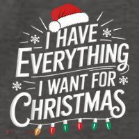I Have Everything I Want For Christmas Couples Matching Vector Backpack thumb 2