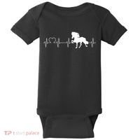 Icelandic Horse Evolution Horse Icelandic Horses Baby Bodysuit thumb 0